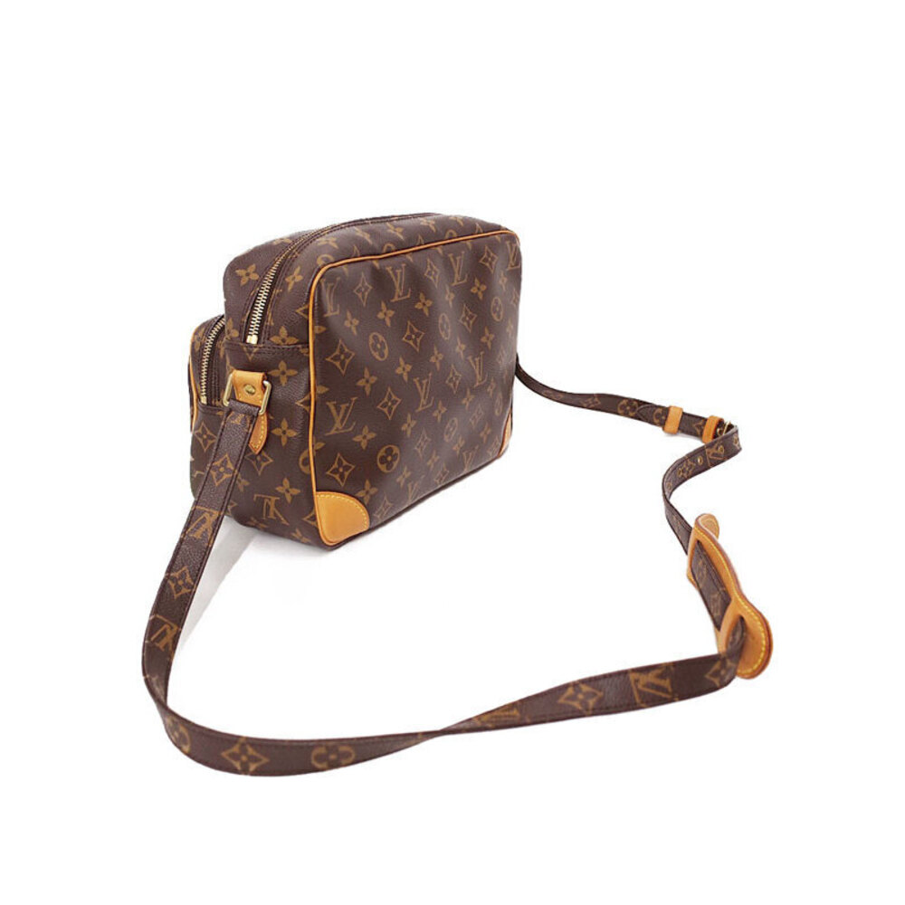 Louis Vuitton Brown Bag Nile Leather Shoulder Monogram